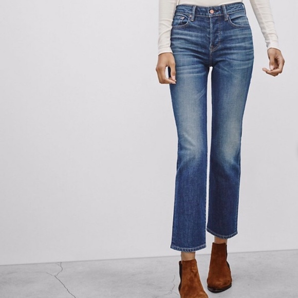 The Castings High-rise Raw-edge Cropped Jeans - Picture 1 of 8